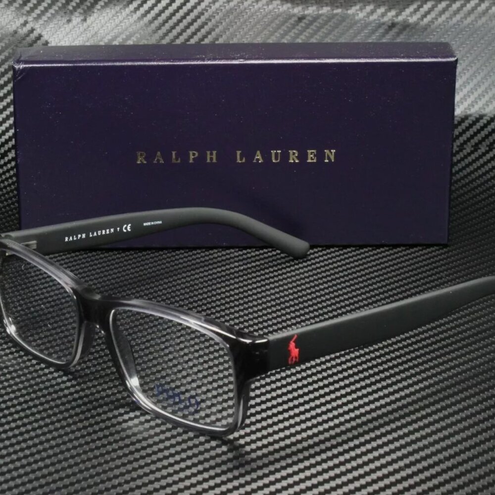 NEW Men's Grey Ralph Lauren Polo Eyeglasses